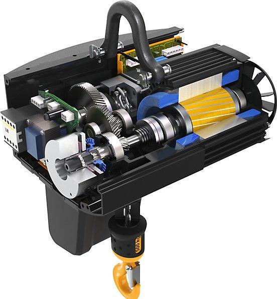 Actual product image kaiserkraft Electric chain hoist