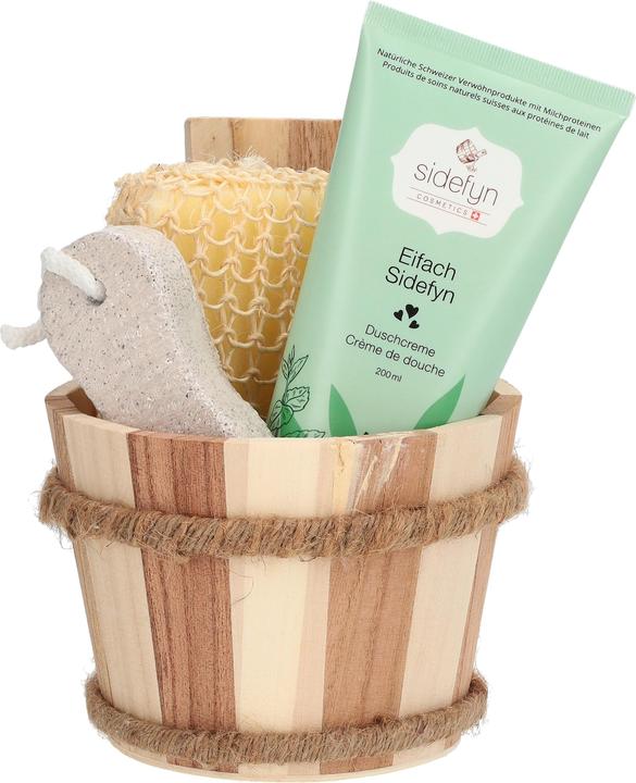 Produktbild Sidefyn Cosmetics SIDEFYN Geschenkse Holzku Dusch Eif side (1000 ml)