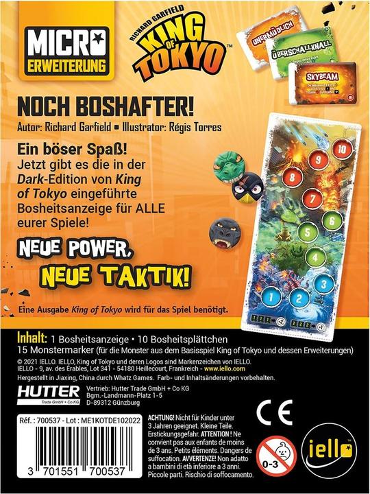 Produktbild King of Tokyo Noch Boshafter (Deutsch)