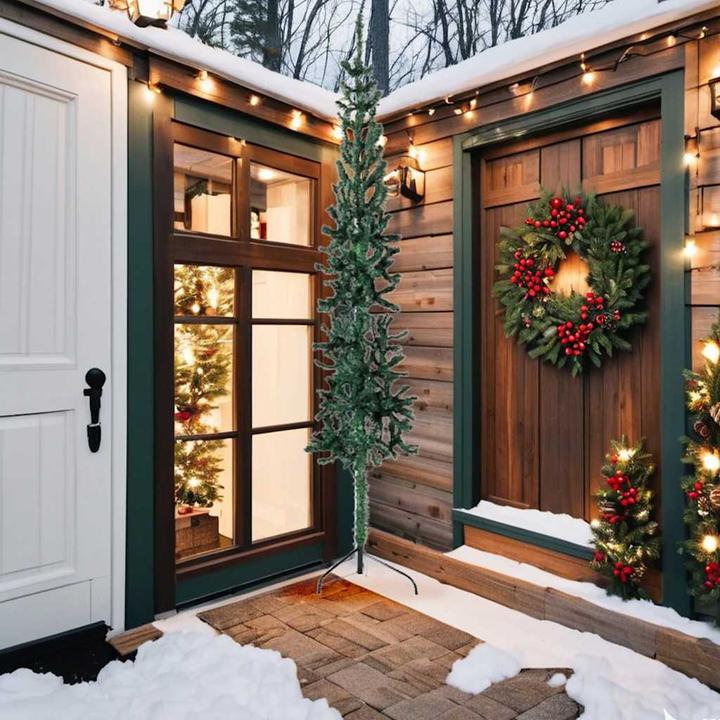 Produktbild vidaXL Künstlicher Halb-Weihnachtsbaum (240 cm)