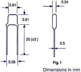 Actual product image Velleman Ceramic Multilayer Capacitor 220Nf