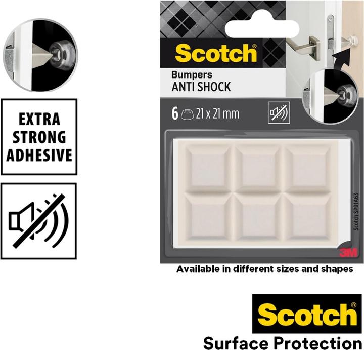 Image du produit Scotch Tampon de protection (Amortisseurs d'arrêt, 4 pièce(s))