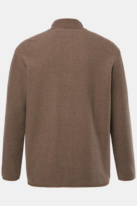 Produktbild JP1880 Stricksakko, FLEXNAMIC®, Stehkragen, Druckknöpfe (XL)