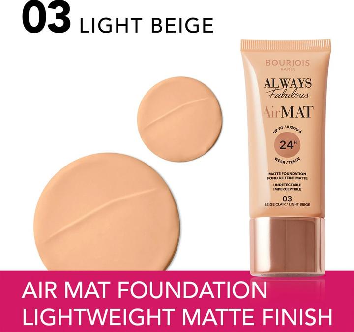 Produktbild Bourjois Air Mat Foundation (Light Beige)