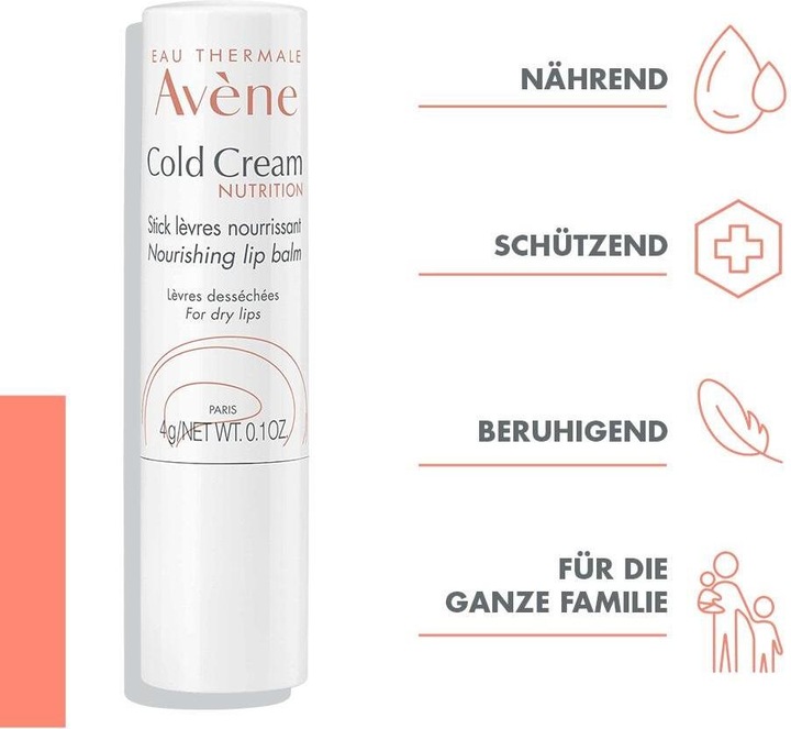 Produktbild Avène Cold Cream Nutrition reichhaltiger Lippenpflegestift (Pflegestift, 4 ml)