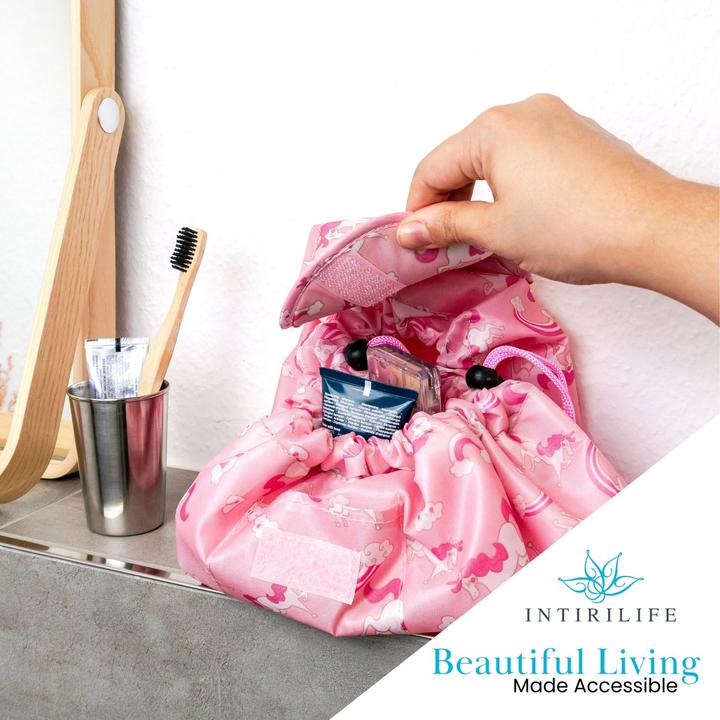 Produktbild Intirilife Kosmetiktasche in ROSA WEISSE PFERDE