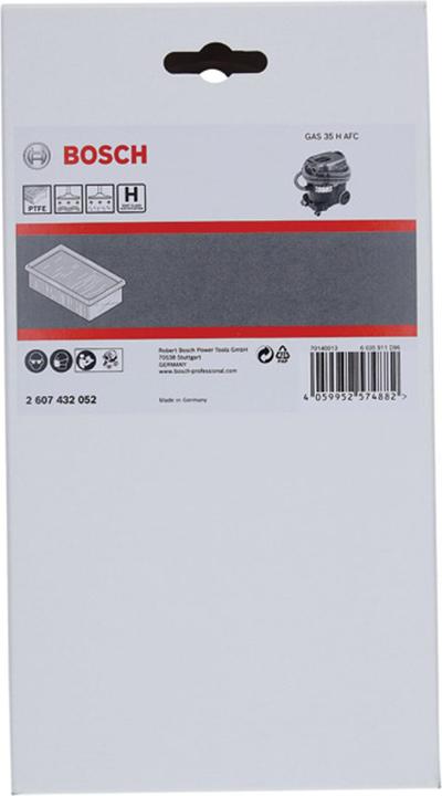 Produktbild Bosch Professional Zubehör Flache Plisseefilter H-Klasse (HEPA), PTFE