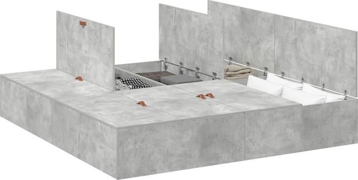 Actual product image vidaXL Aufbewahrungsbettgestell (200 x 200 cm)