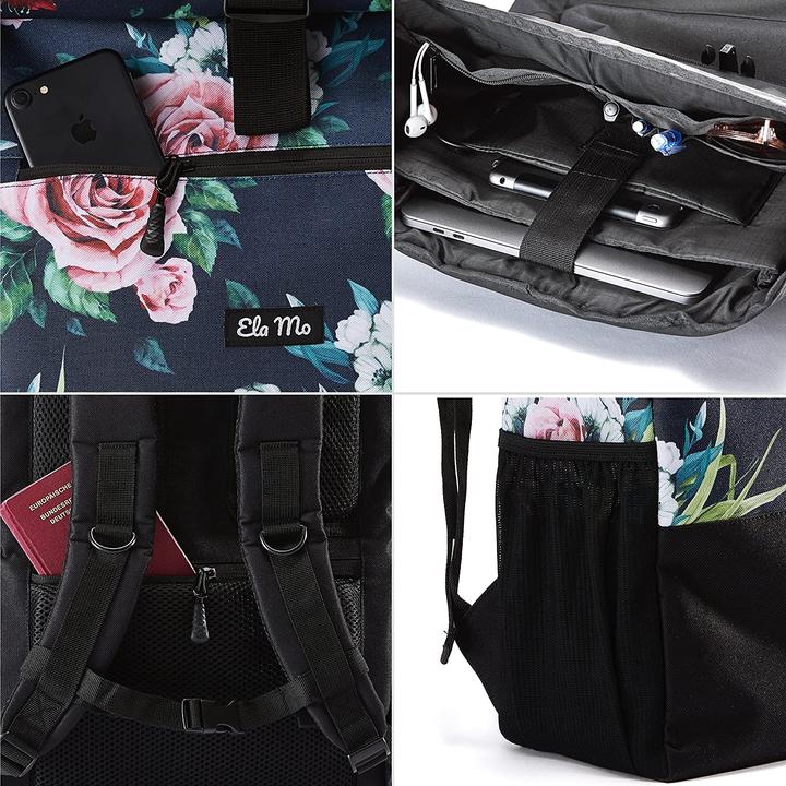 Produktbild Ela Mo Rucksack 'A Rose Is A Rose' (18-26L)