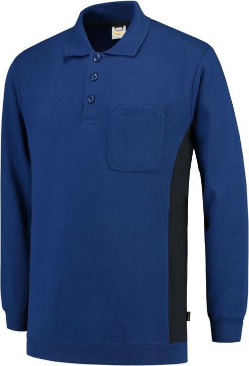 Immagine prodotto Tricorp Felpa Polo Collar Bicolour Chest Pocket RoyalblueNavy Gr. XXL (XXL)