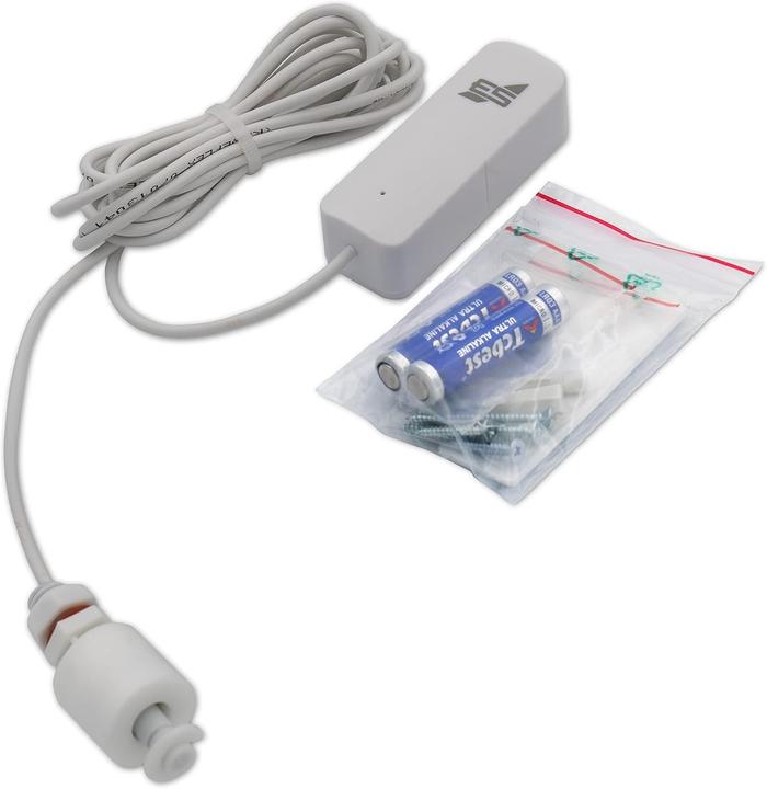 Actual product image Schabus 200150 Water detector with app control, with float switch battery-operated