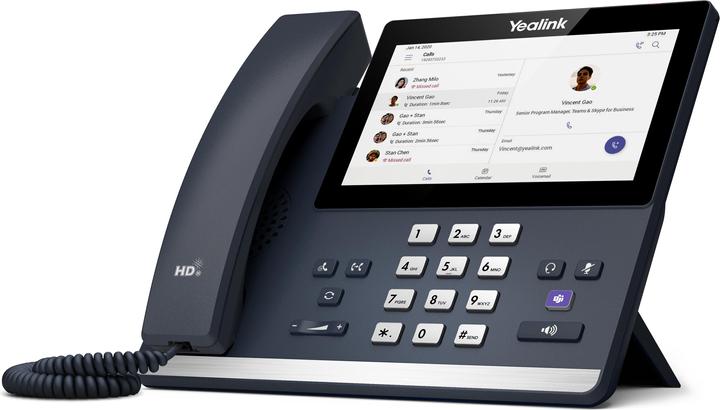 Produktbild Yealink MP56 Skype for Buisness Edition, IP Phone, Grigio, Cornetta cablata, Android, Skype for Buis
