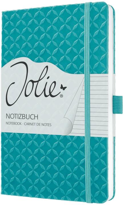 Produktbild Jolie Notizbuch JN103 A5, Liniert, Aqua (A5, Liniert, Harter Einband)