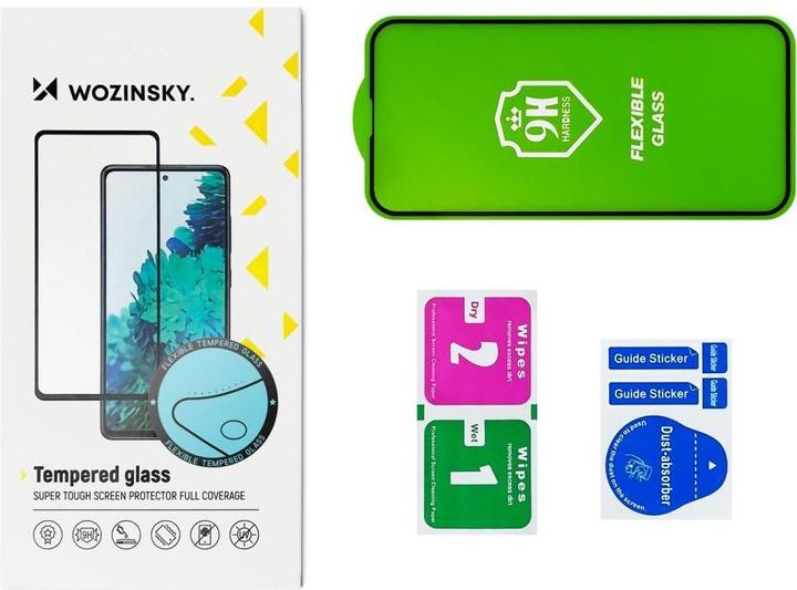 Produktbild Wozinsky Full Cover Flexi Nano Glass tempered glass for iPhone 14 Pro Max flexible with a black fram (1 Stk., Apple iPhone 14 Pro Max)