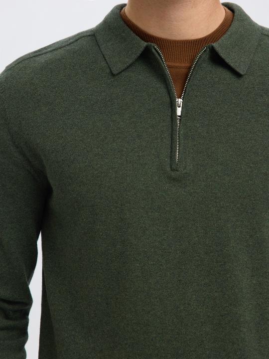 Produktbild Selected Slhberg Ls Half Zip Polo Noos (S)
