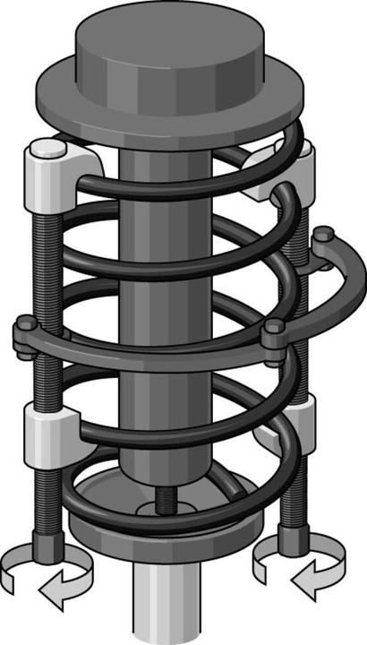 Actual product image Gedore Universal spring compressor