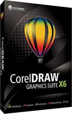 Actual product image Corel Draw Graphics Suite X6 ab V4/5