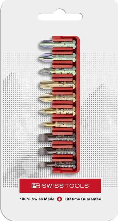 Immagine prodotto PB Swiss Tools Bitset PB C6.701 CN BitBlock mit 10 Bits (Croce Pozidriv PZ, Croce Phillips PH)