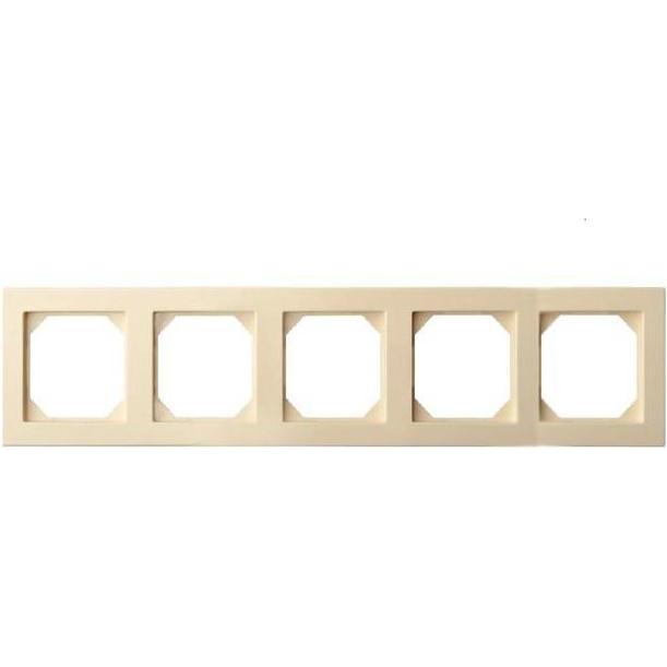 Liregus, Zubehör Schalterprogramm, FRAMEEPSILON SLIM 14-145-05 BEIGE COL