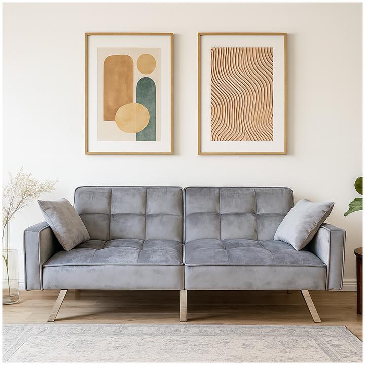 Produktbild HTI-Living Sofa mit Schlaffunktion Brigga Grau