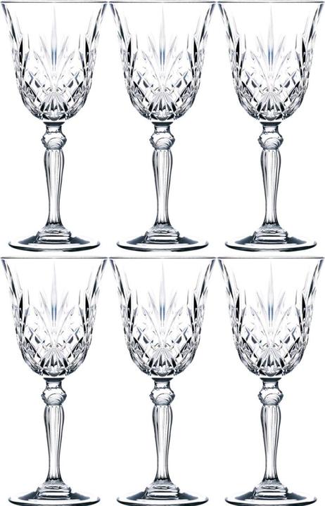 Produktbild Rcr Weinglas Melodia 6er Set (28 cl, 6 Gläser, Rotweingläser)