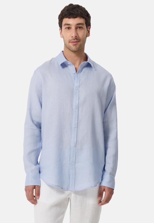 Image du produit Cash-Mere Chemise en lin à manches longues (S)