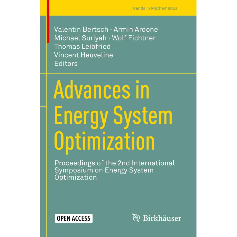 Advances in Energy System Optimization, Fachbücher von Michael Suriyah, Wolf Fichtner, Thomas Leibfried, Valentin Bertsc...