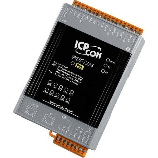 Moxa MODBUS/TCP I/O MODULE, 2x LAN, Netzwerkadapter