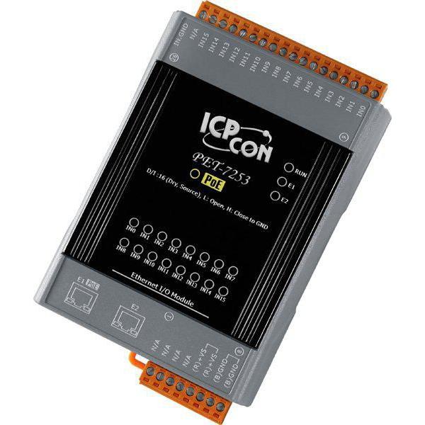 Moxa MODBUS/TCP I/O MODULE, 2x LAN, Netzwerkadapter