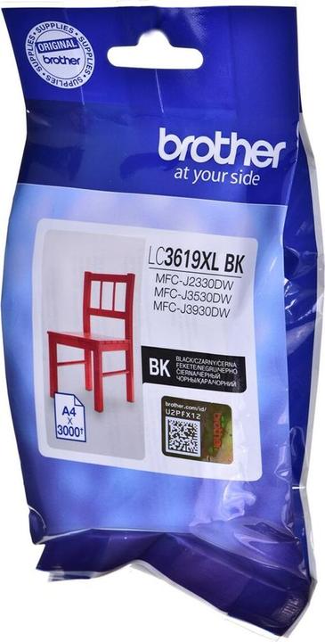 Produktbild Brother LC3619XLBK - Schwarz - Original - Tintenpatrone (BK)