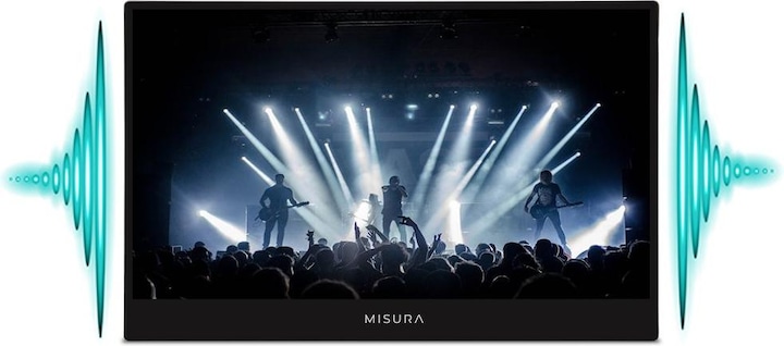 Immagine prodotto Misura Monitor touch LCD portatile da 16" M16TB - con batteria ricaricabile integrata (1920 x 1080 pixel, 16")