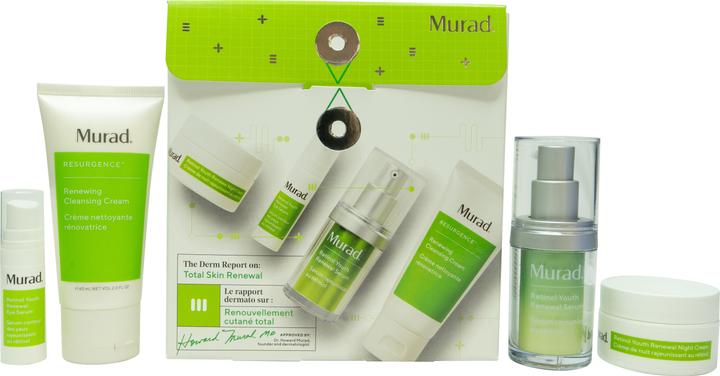 Image du produit Murad The Derm Report on Total Skin Renewal Renewing Skincare Set - Christmas Gift (Kit de soins du visage)