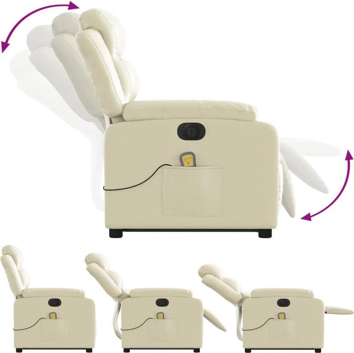 Produktbild VidaXL Massagesessel mit Aufstehhilfe Elektrisch Kunstleder