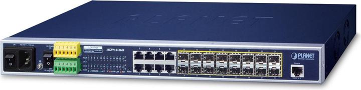 Planet Managed Metro Ethernet Switch 16-port 100/1000Base-X SFP + 8-port 10/100/1000 Base-T L2/L4 (AC+2... (8 Ports)