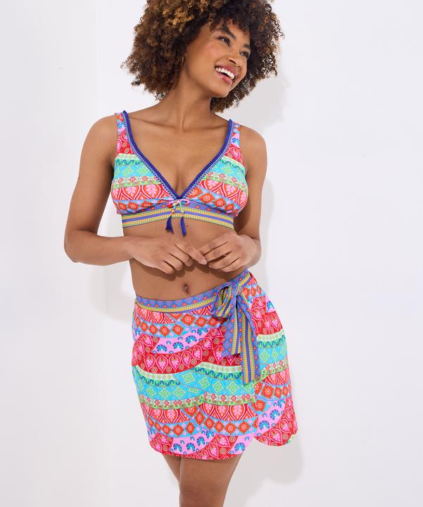 Image du produit Joe Browns Patchwork Tassel Trim Wrap Swim Skirt (40)