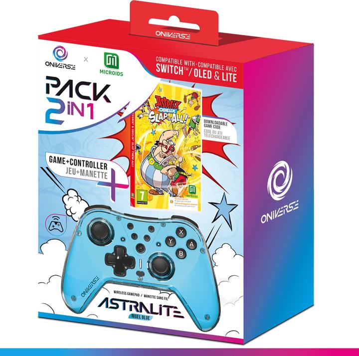 Image du produit Oniverse Astralite controller + Astérix et Obélix Slap them all! (Code dans la boîte) (Switch, Switch Lite, Switch OLED, EN)