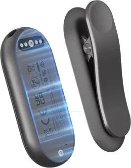 Produktbild Plaud NotePin Clip und Magnethalterung, silber