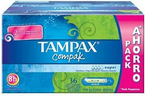 Actual product image Tampax COMPAK tampón super 36 u (36 x, S)