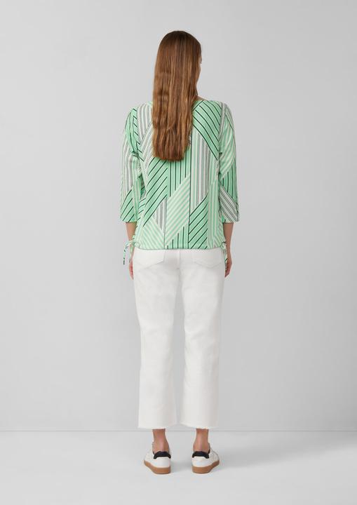Immagine prodotto s.Oliver T-Shirt Strukturierte Bluse mit U-Boot-Ausschnitt (36)