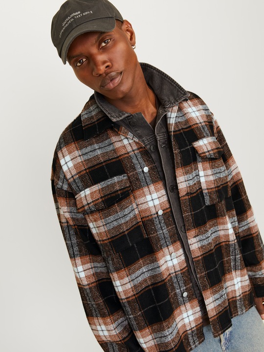 Produktbild Jack & Jones Weit geschnitten Overshirt Overshirt (XS)