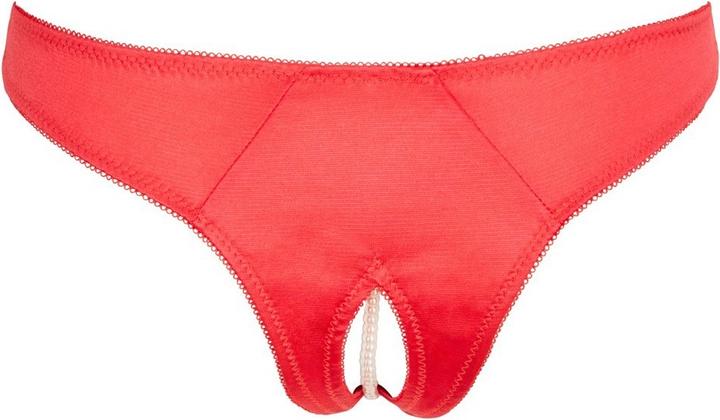 Produktbild Cottelli Collection String ouvert mit Perlen (XL)