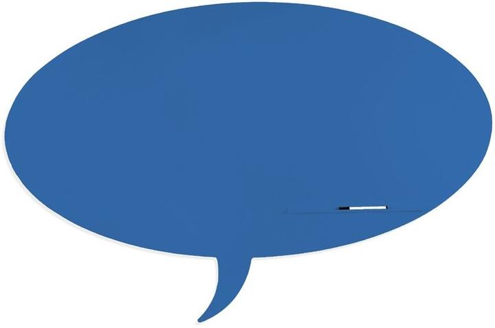 Rocada Symbol board Skinshape speech bubble painted 75x115cm RAL 5017 traffic blue (75 x 115 cm)