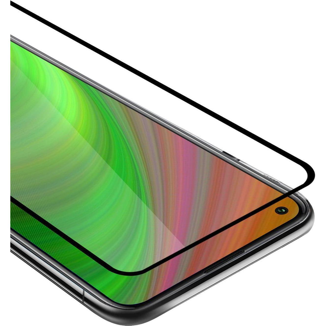 Thumbnail - Cadorabo Vollbild Displayschutzglas (1 Stück, Motorola Moto G8), Smartphone Schutzfolie, Schwarz