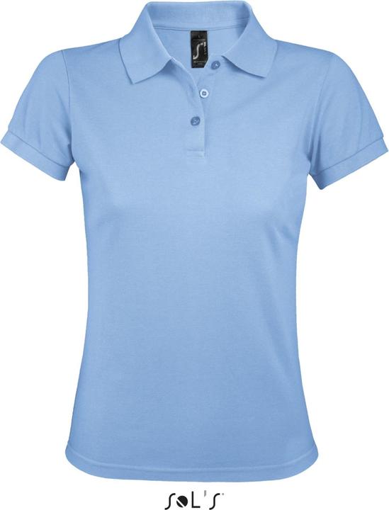sky blue piqué