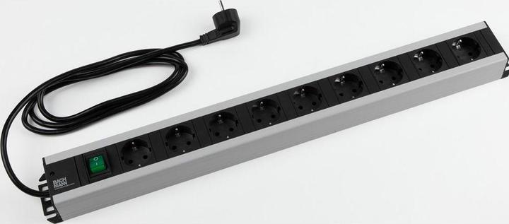 Actual product image Bachmann HANDWERKER power strip, 9-way, with switch (9 x, CEE 7/3, 2 m)