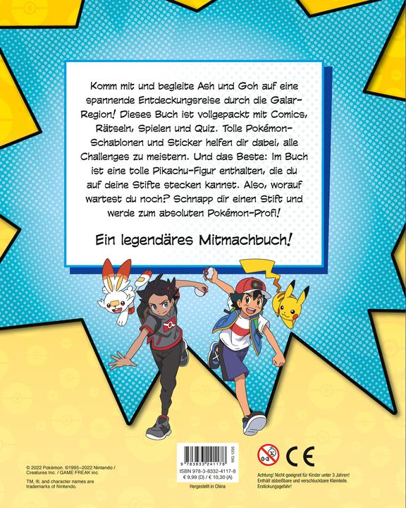 Actual product image Panini Pokémon: Entdecke Galar! (German, Maria S. Barbo, Nina Kavelar, Ron Zalme, Tracey West, 2022)