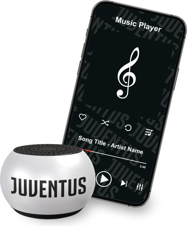Actual product image Techmade Minispeaker Ufficiale Juventus (Tm-Xvm3-Juv)