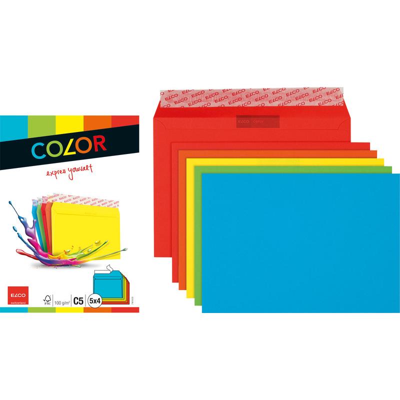Thumbnail - Elco, Briefumschlag, Couvert Color (229 x 162 mm, 20 x)