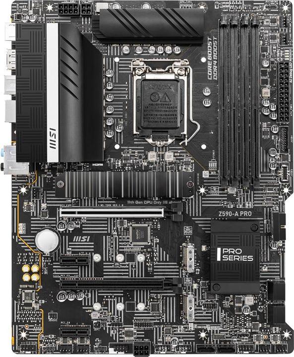 Actual product image MSI Z590-A PRO (LGA 1200, Intel Z590, ATX)