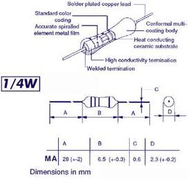 Image du produit Velleman Metalfilm Res. 1/4W 1K